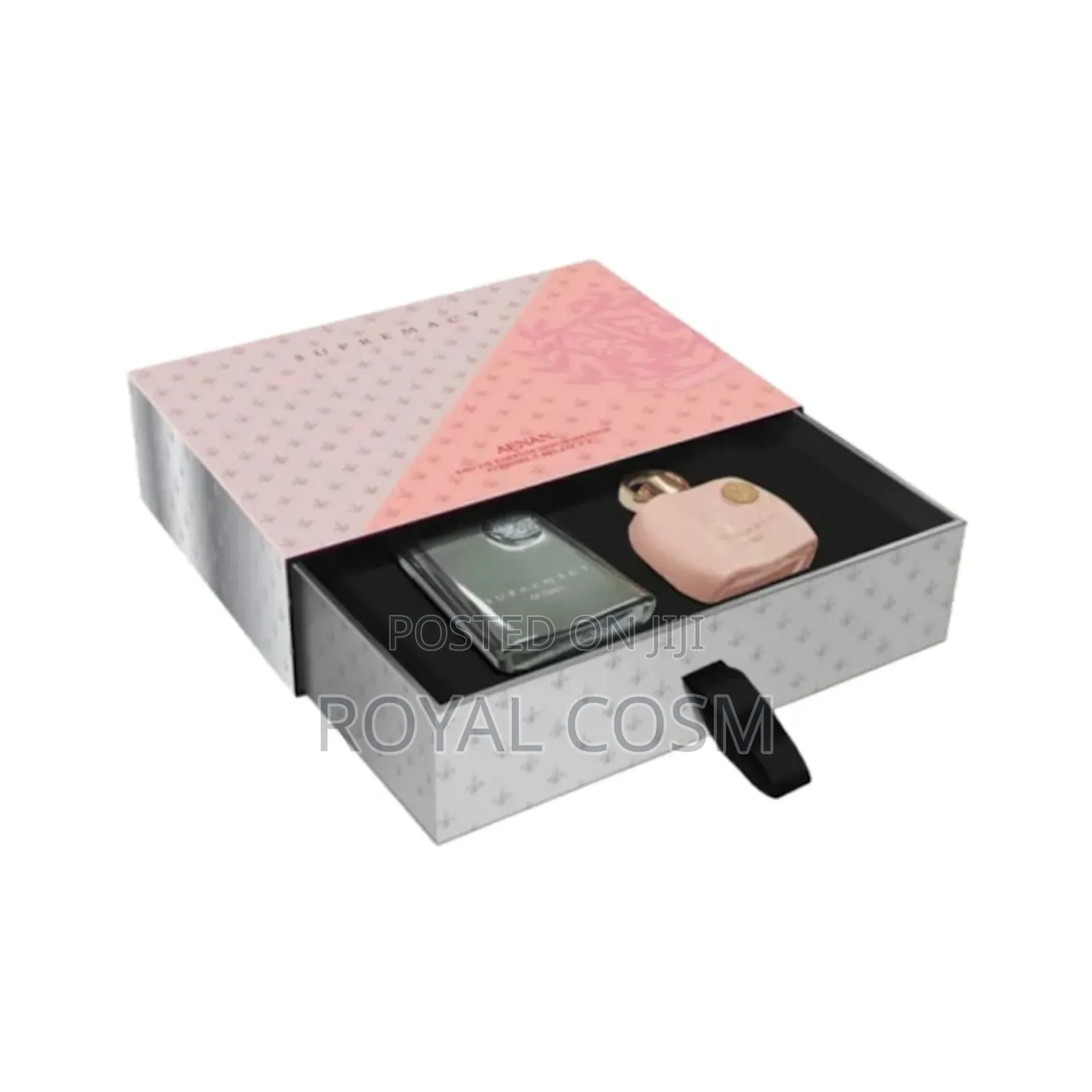 Afnan Supremacy Silver and Pink Couple Perfume Gift Set
