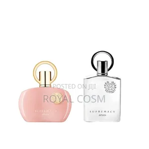 Afnan Supremacy Silver and Pink Couple Perfume Gift Set
