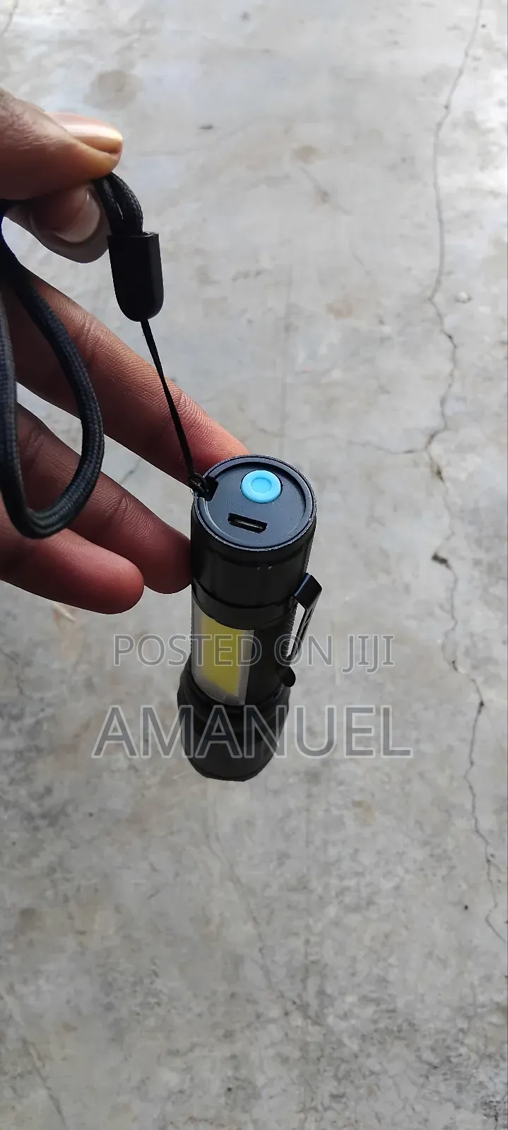 Mini Rechargeable Led Tactical Flashlight With Cob Side Light.