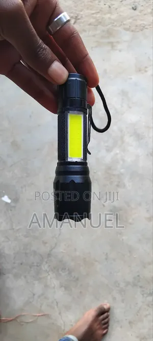Mini Rechargeable Led Tactical Flashlight With Cob Side Light.