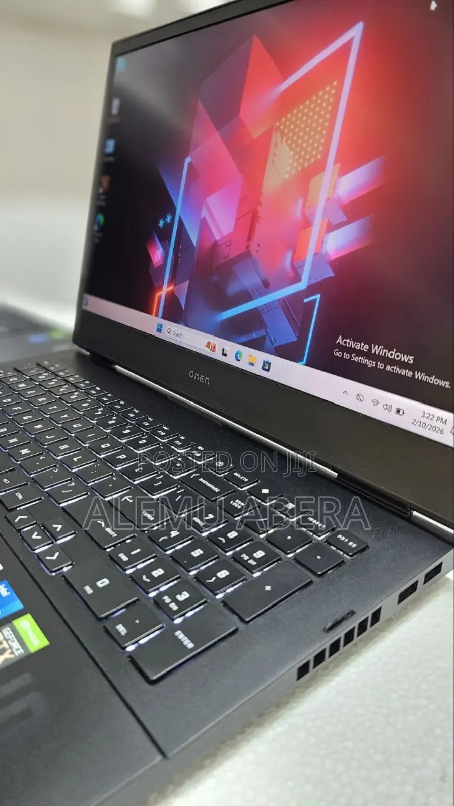New Laptop HP Omen 16 16GB SSD 512GB