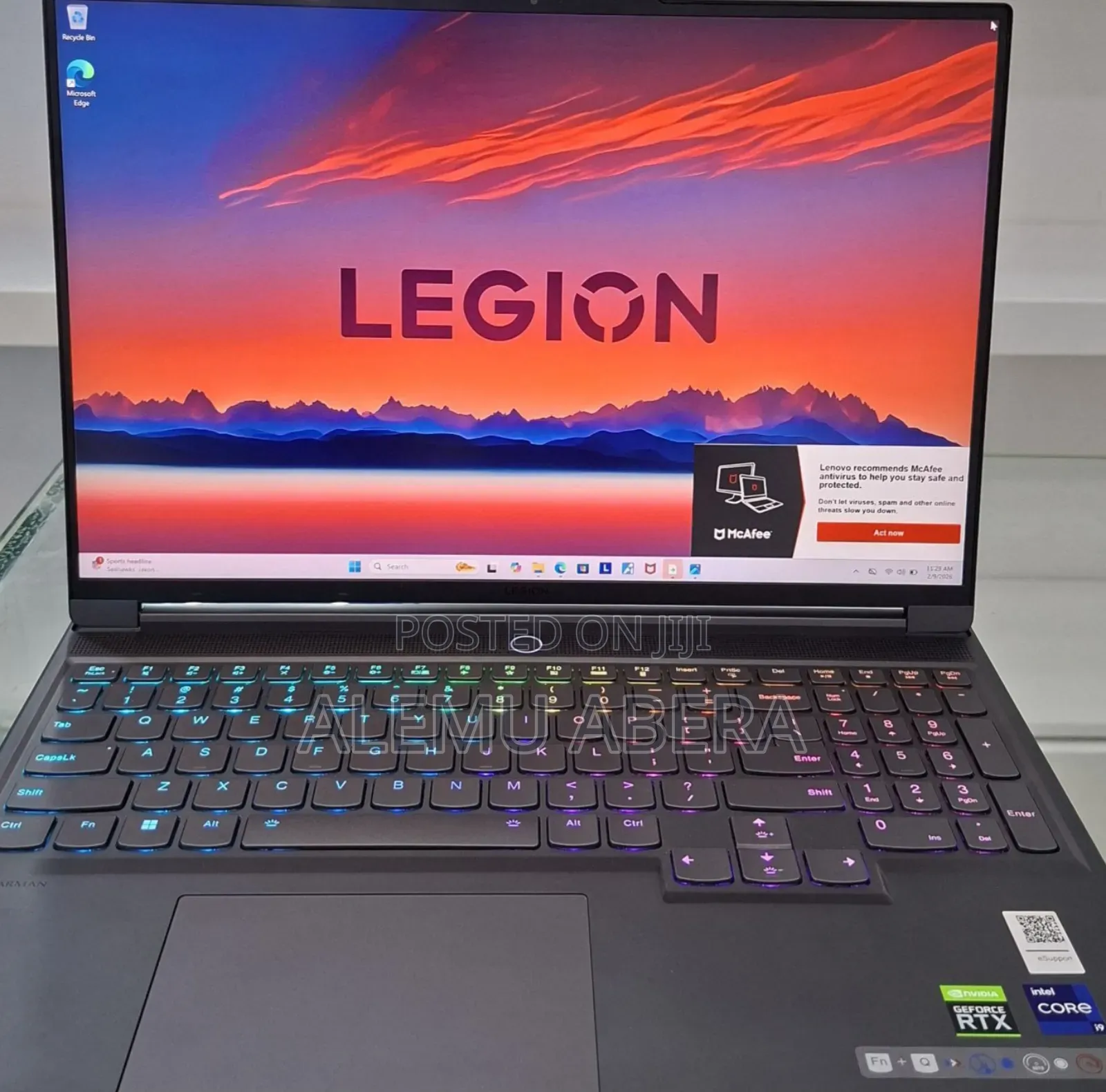 New Laptop Lenovo Legion 7 16GB SSD 1T