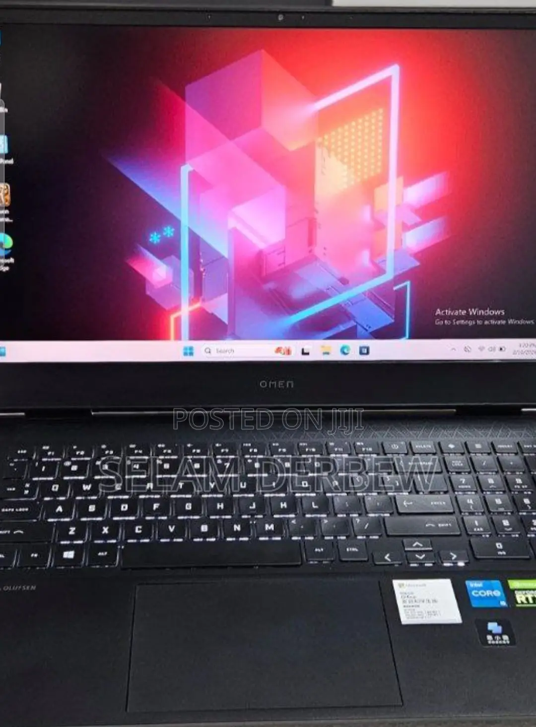 New Laptop HP Omen 16 16GB Intel Core I5 SSD 512GB