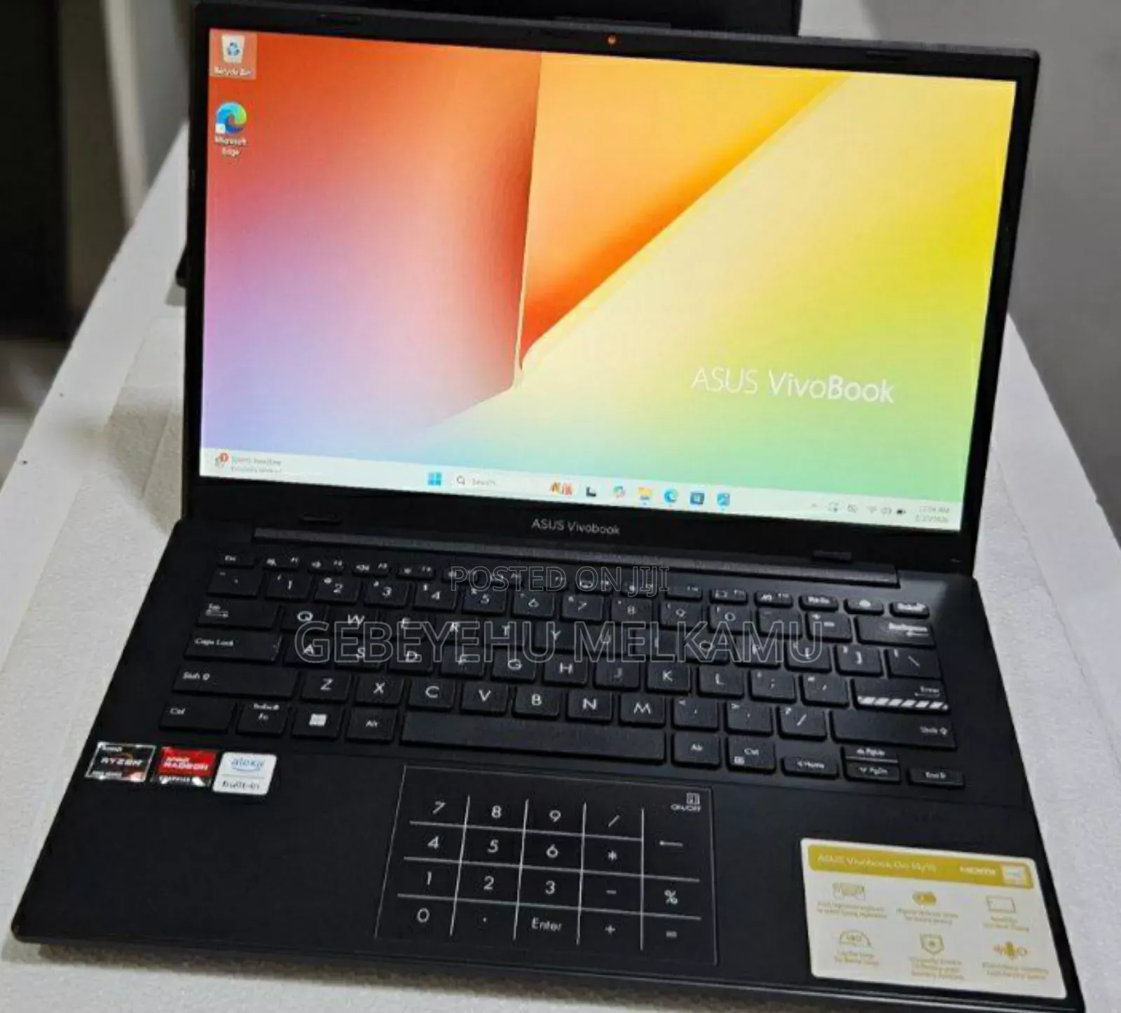 New Laptop Asus 16GB AMD Ryzen 5 SSD 512GB