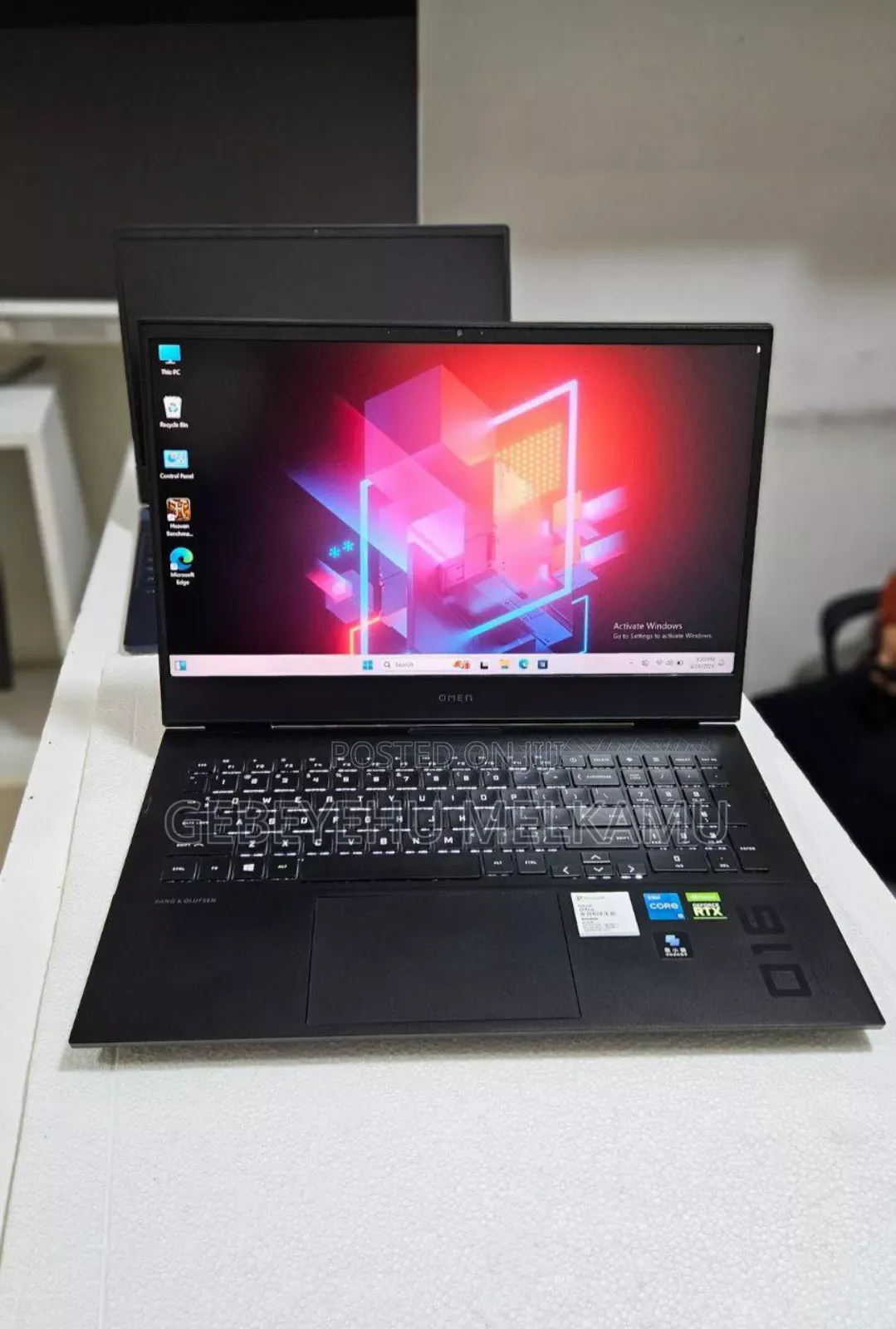 New Laptop HP Omen 16 16GB Intel Core I5 SSD 512GB