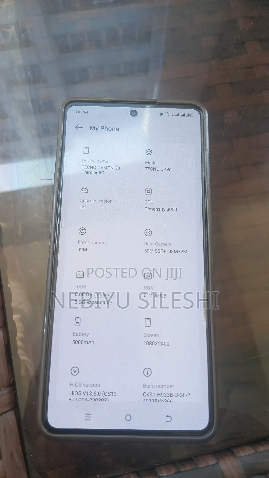 Tecno Camon 20 Premier 5G 512 GB Black