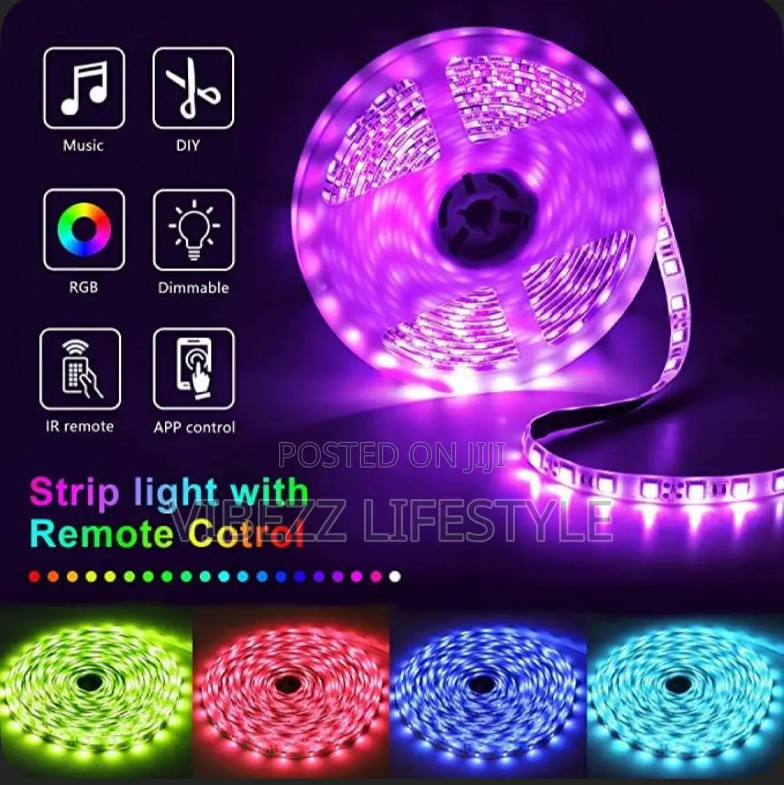 Strip Lights With Remote