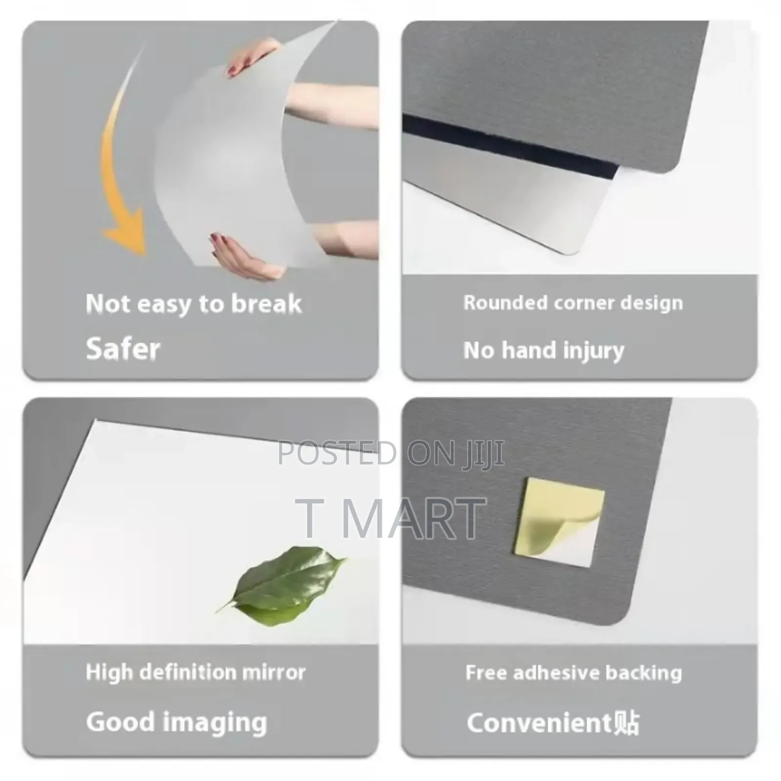 Self-adhesive Decorative Sticker Mirror Easy And Flexible