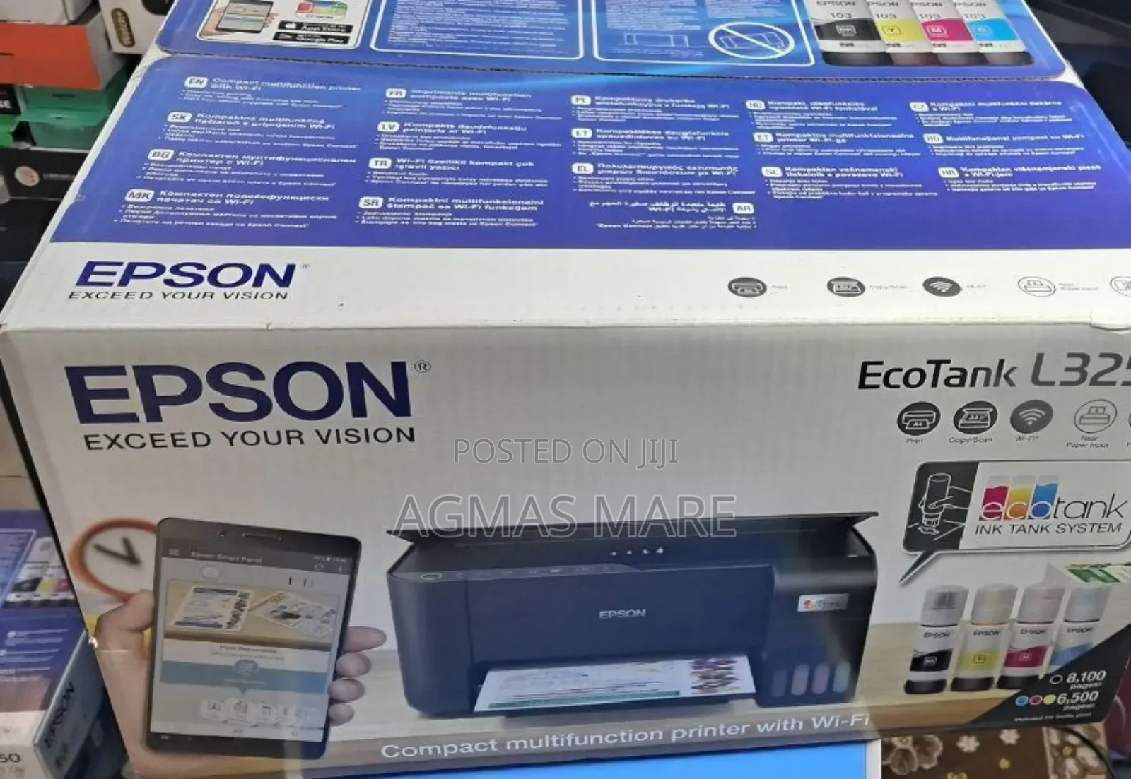 Epson Ecotank L3250 Wi-Fi All-in-One Printer