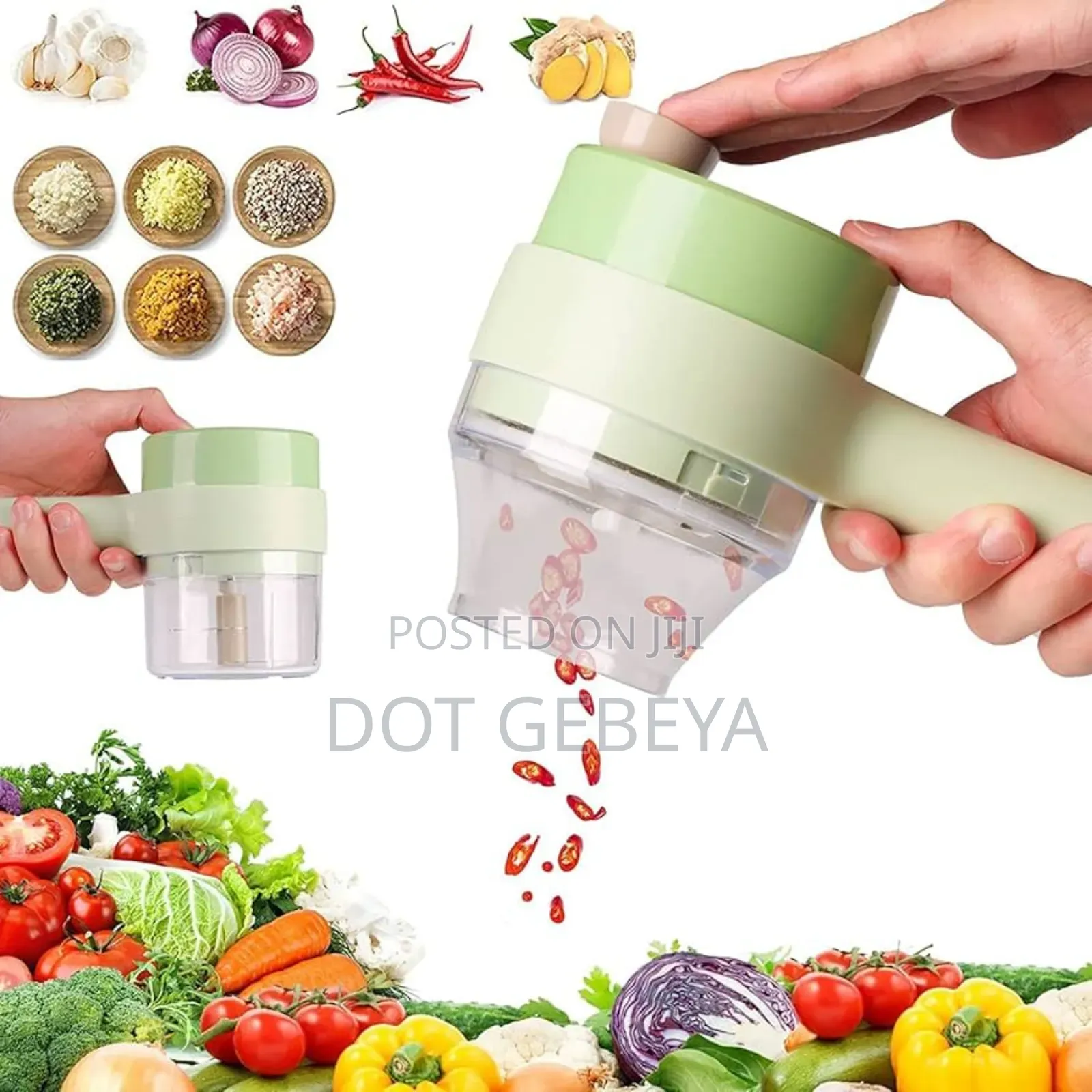 Electric Cooking Hand Food Chopper – Multi-purpose