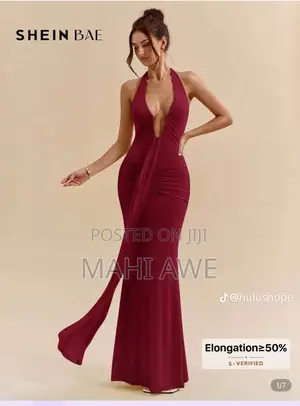 Deep Burgundy Valentine Dress