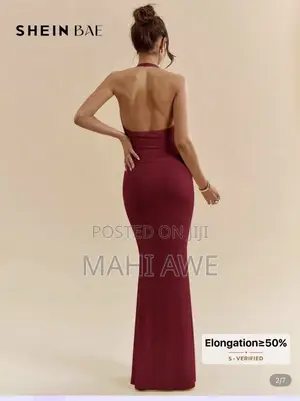 Deep Burgundy Valentine Dress