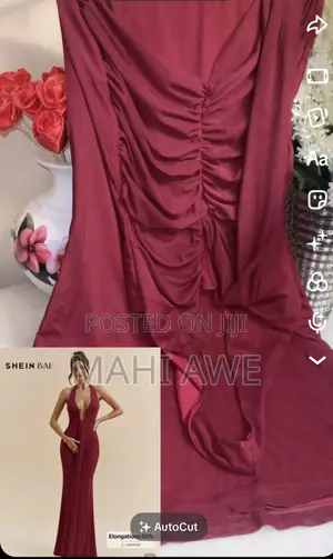 Deep Burgundy Valentine Dress