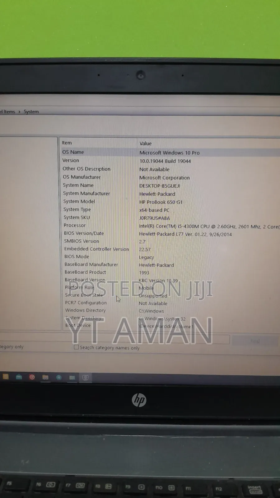 Laptop HP ProBook 650 G1 12GB Intel Core I5 HDD+SSD 500GB