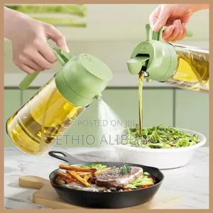 2in1 Oil Spary And Dispenser Bottle