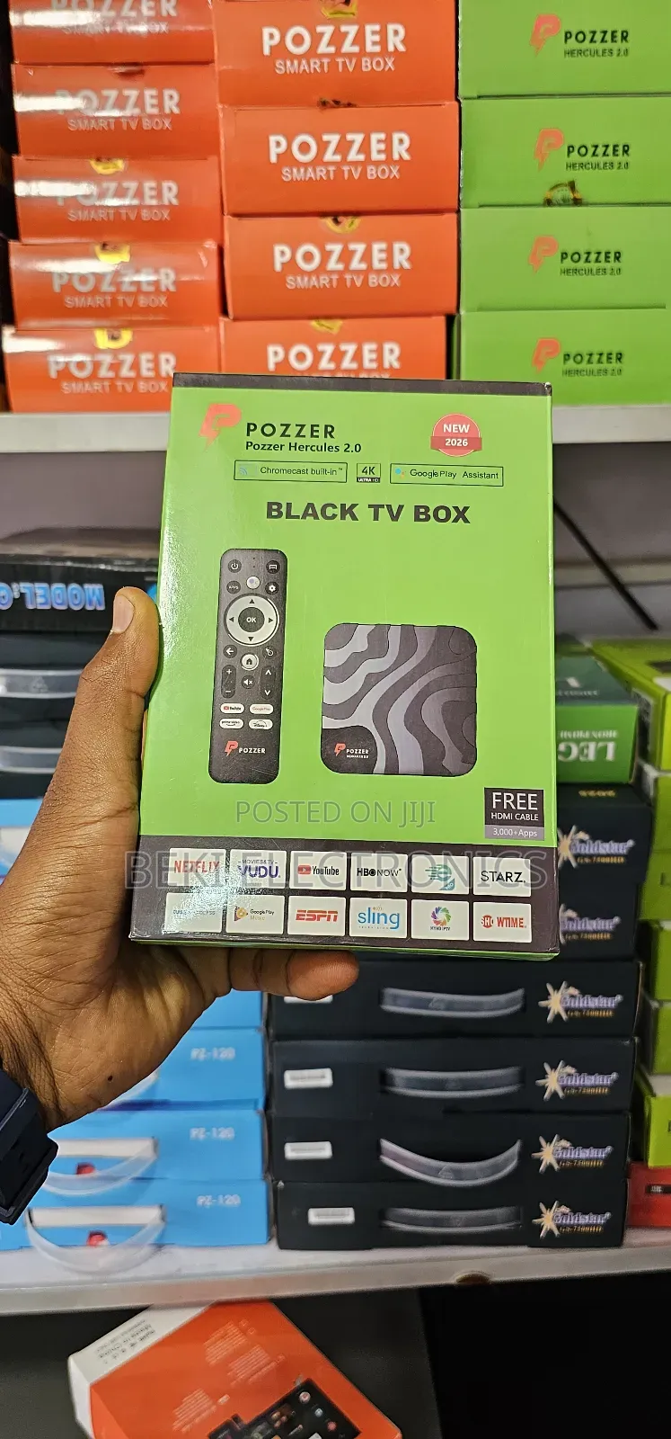 Pozzer Black Tv Box