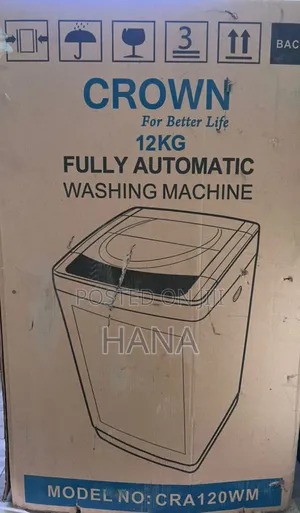 Crown Washing Machine 12kg