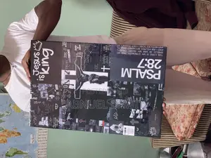 Cross Collage Epoxy Art