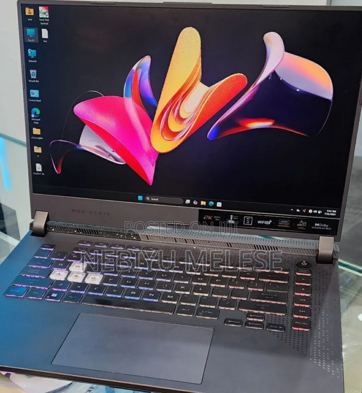 New Laptop Asus ROG Strix G16 G614 16GB AMD Ryzen 7 SSD 512GB