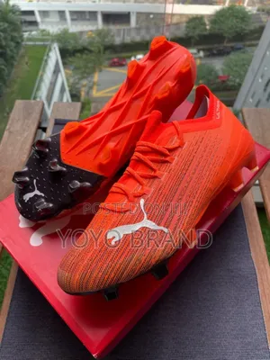 Puma Ultra 1.1fg/Ag Shocking Orange /Black Soccer Celats Shoes