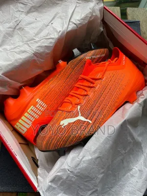 Puma Ultra 1.1fg/Ag Shocking Orange /Black Soccer Celats Shoes
