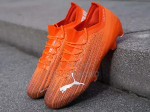 Puma Ultra 1.1fg/Ag Shocking Orange /Black Soccer Celats Shoes