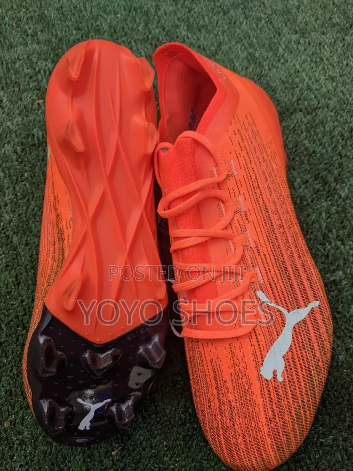 Puma Ultra 1.1fg/Ag Shocking Orange /Black Soccer Celats Shoes