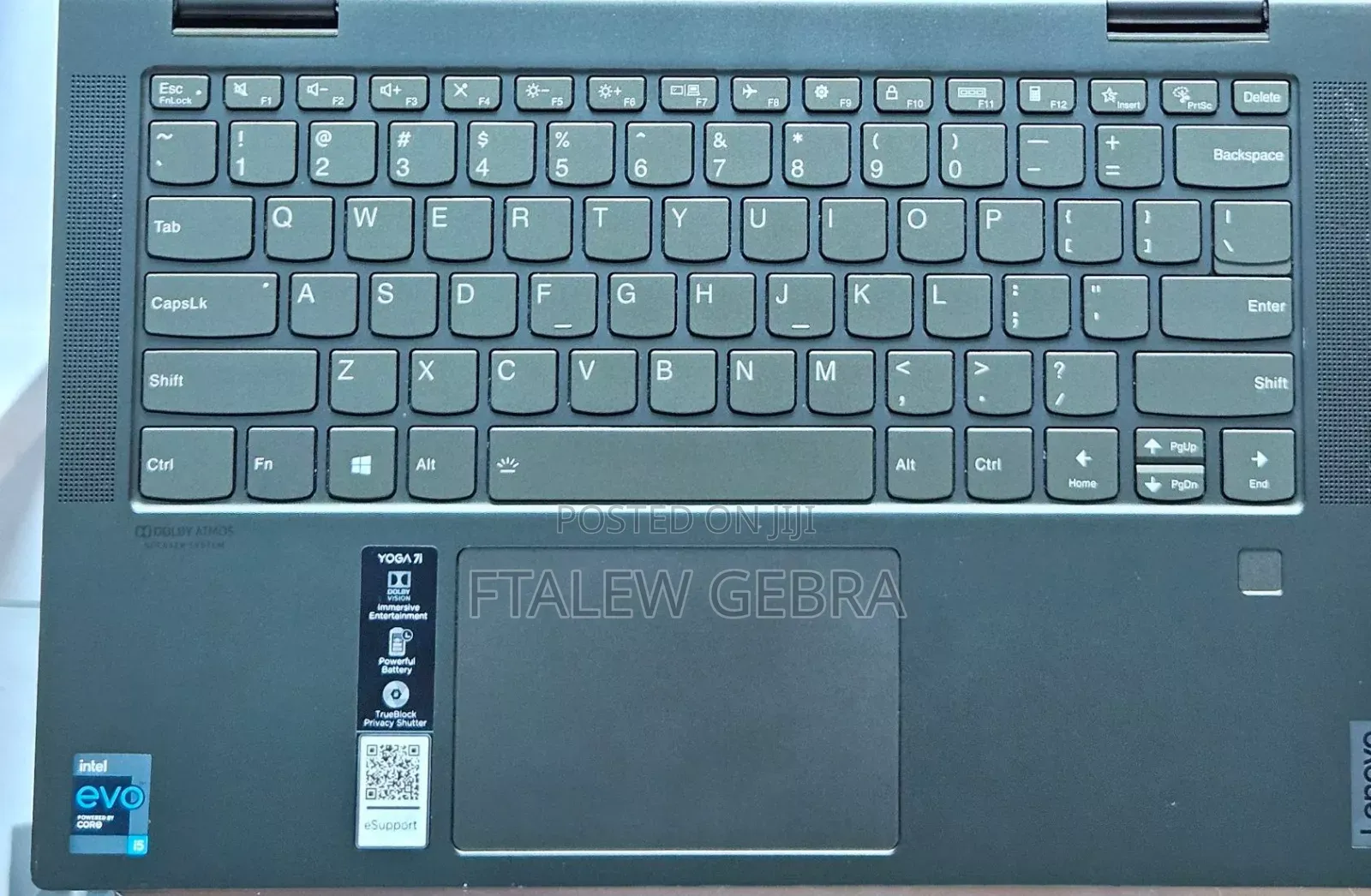 New Laptop Lenovo Yoga 7i 12GB Intel Core I5 SSD 512GB