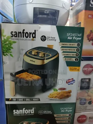 Sanford Sf2457af Manual Air Fryer. It Has a 3.5 Liter Capacity.