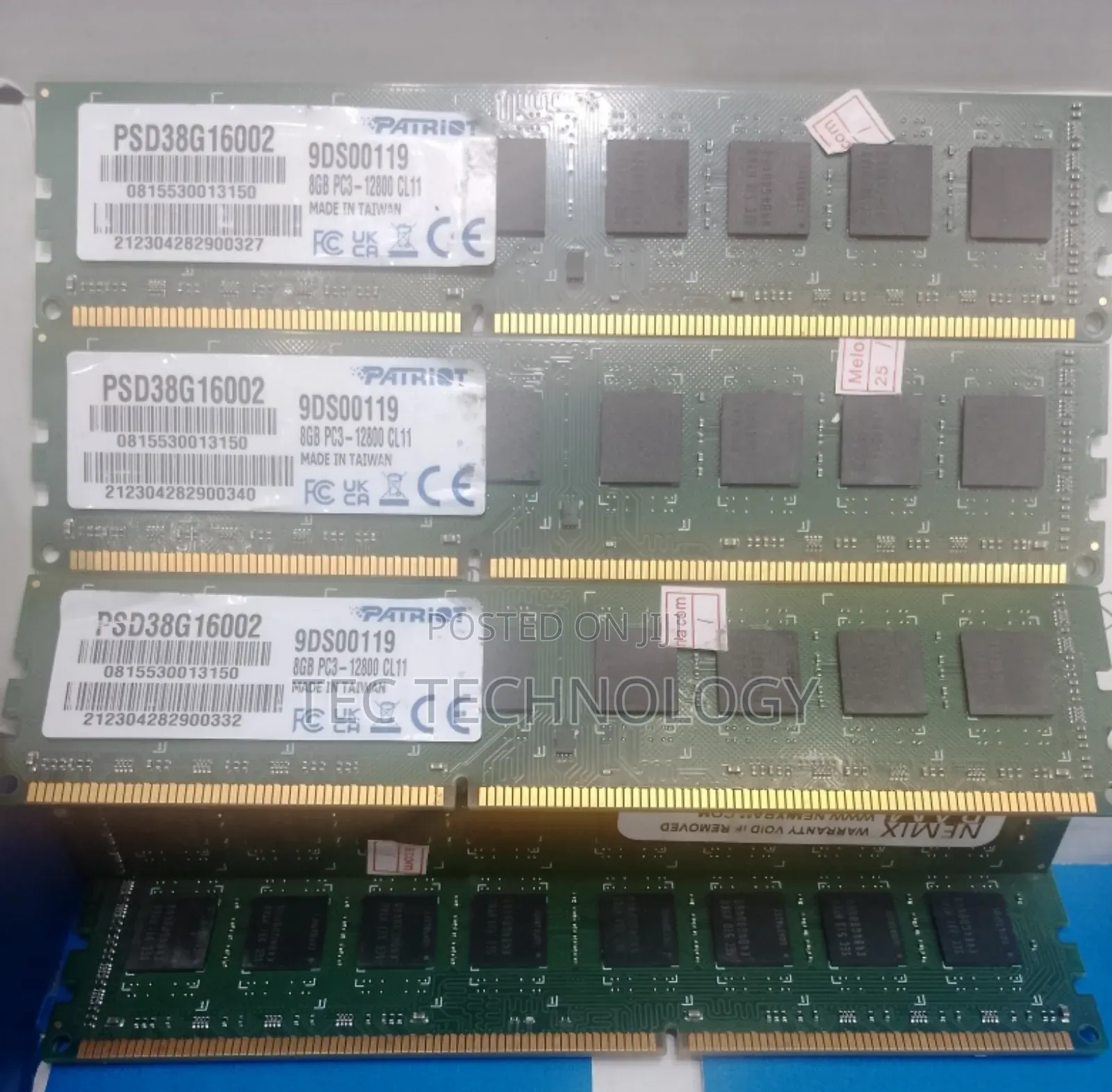 Desktop Ram 8gb Ddr3
