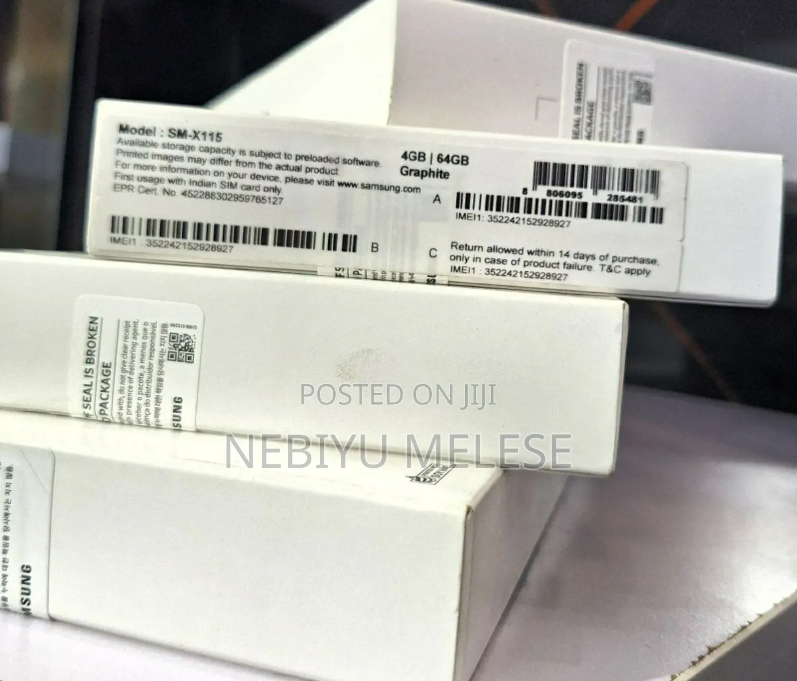 New Samsung Galaxy Tab A9 64 GB Black