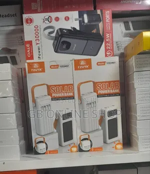 Tzuta Model Tzs345t – 60000mah Solar Power Bank