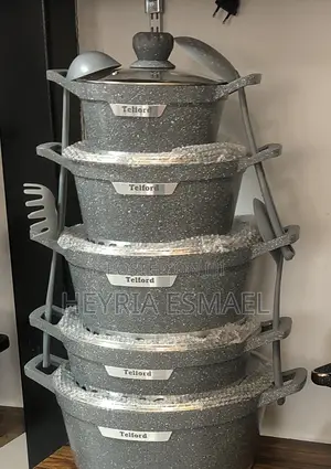 Telford Cookware Set 5pieces Insignia Granite