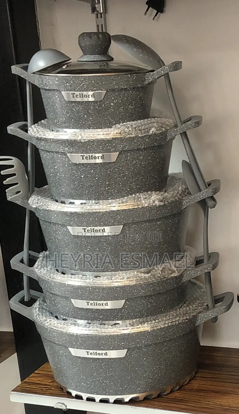 Telford Cookware Set 5pieces Insignia Granite