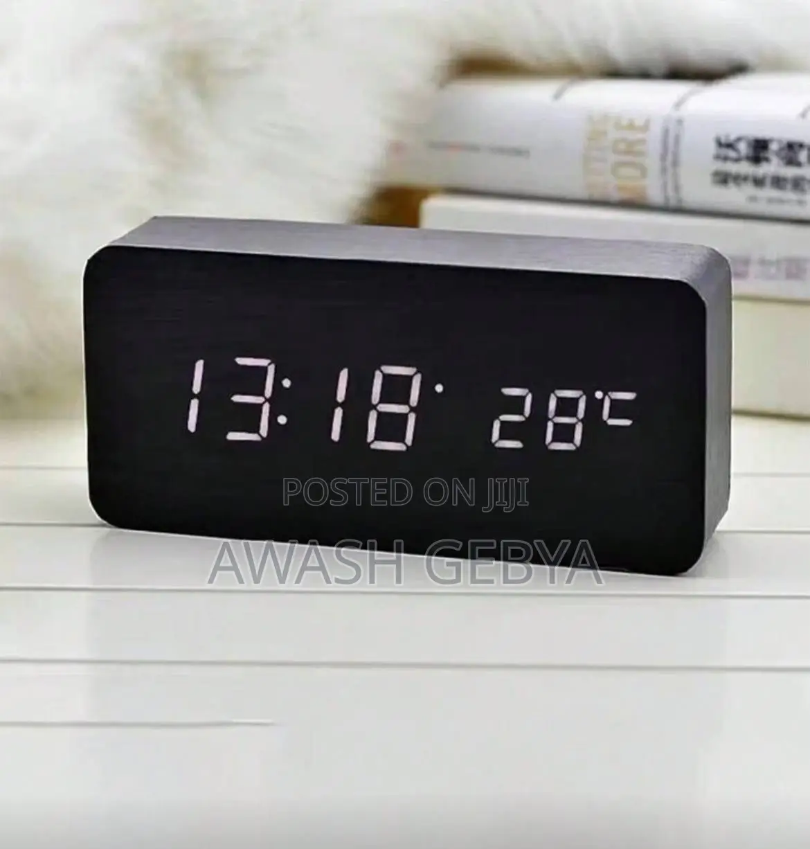 Digital Table Wooden Desktop Clocks