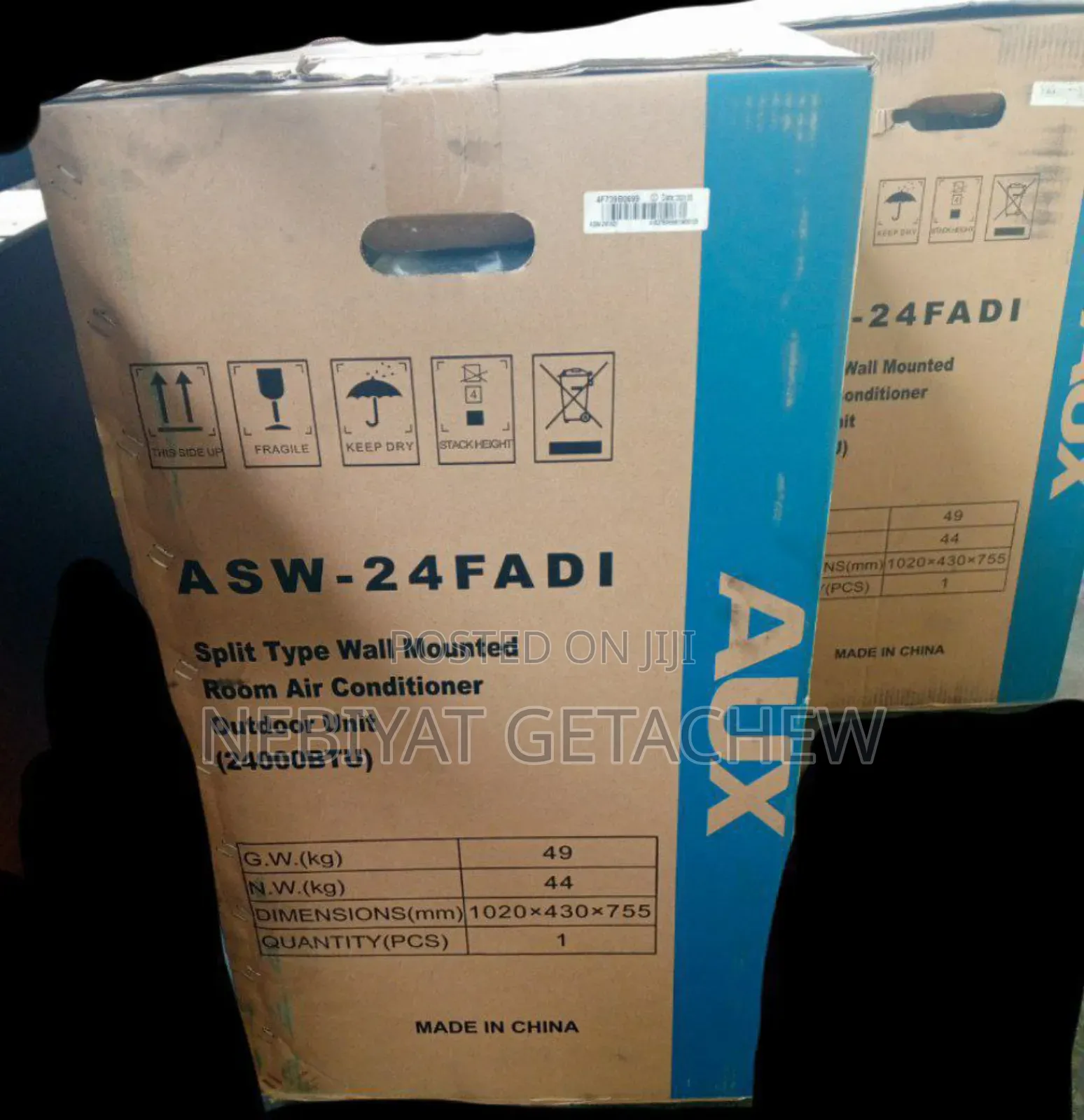 24000 Btu Room Air Conditioning System Aux Brand