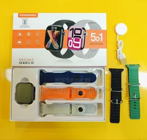 Kw27 Max Series 10 Smart Watch 5-in-1 Combo