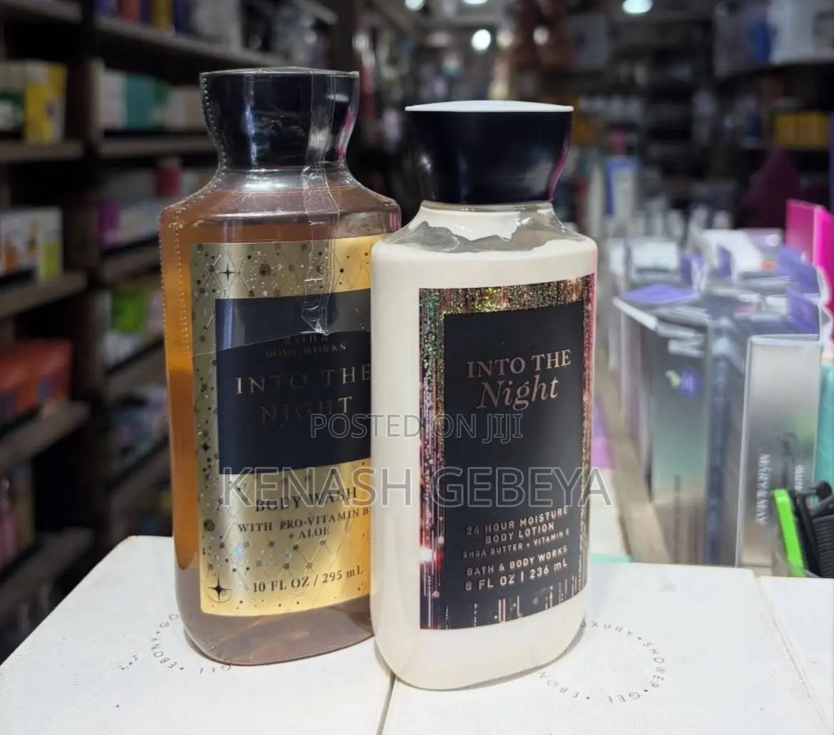 Into the Night Body Wash and Body Lotion