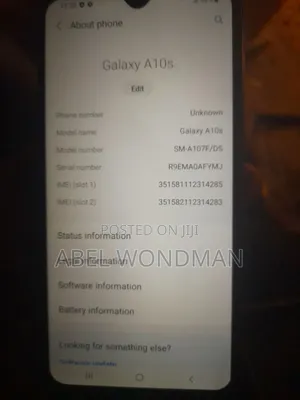 Samsung Galaxy A10s 32 GB Black