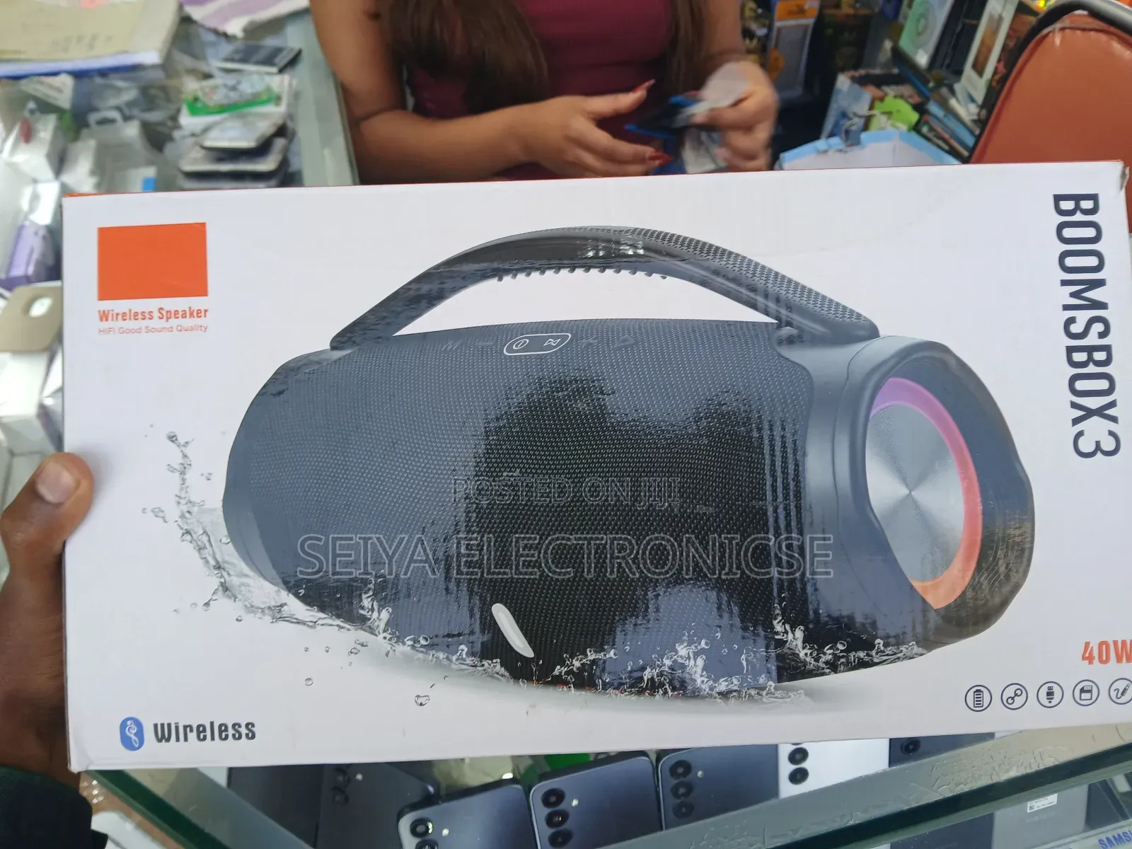 JBL Boombox 3 Portable Bluetooth Speaker. # JBL Bluetooth Speaker