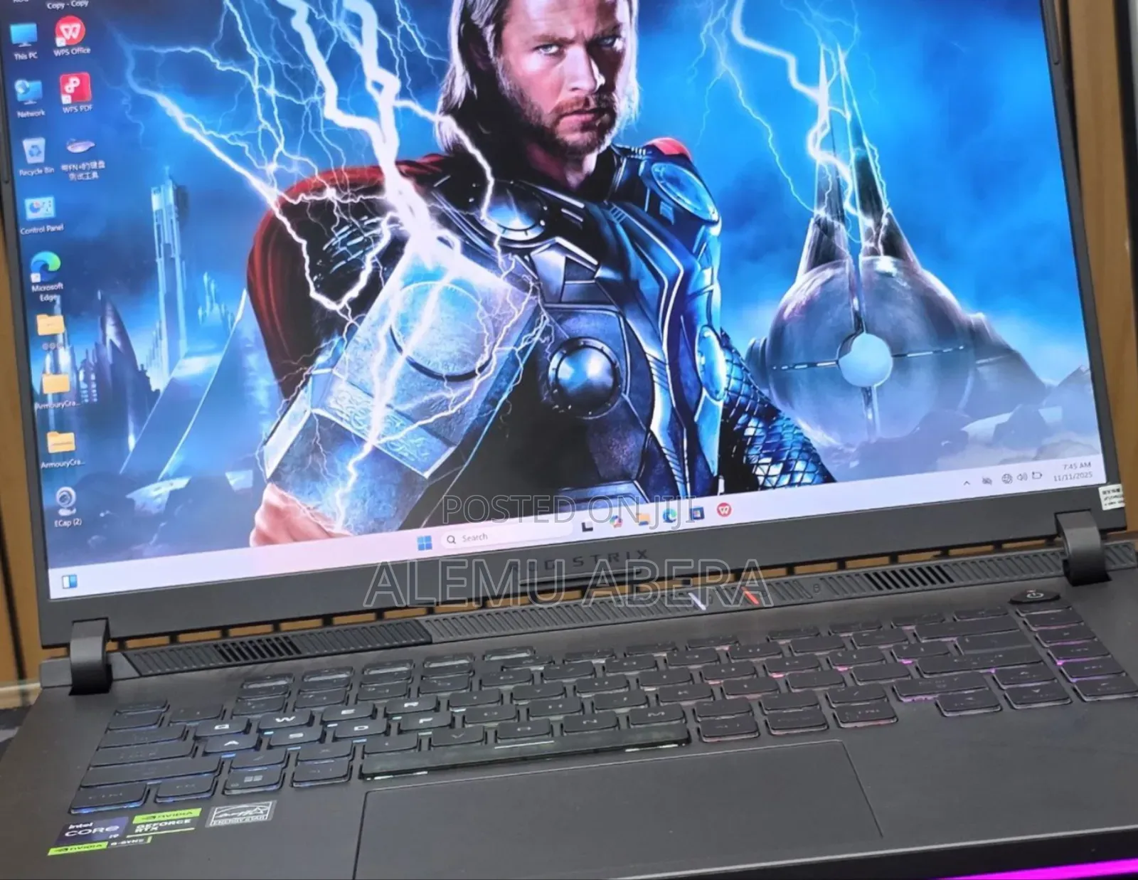 New Laptop Asus 16GB Intel Core I9 SSD 1T