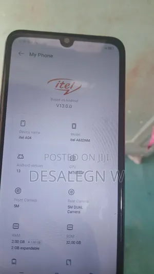 Itel A04 32 GB Gray