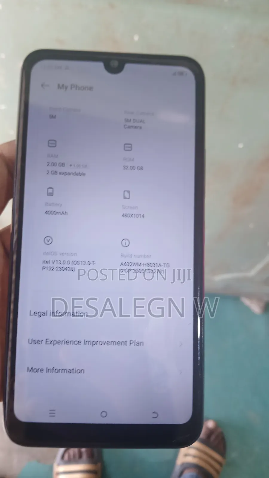 Itel A04 32 GB Gray