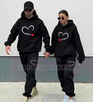 Valentine Custom Hoodie – Couple Love Design