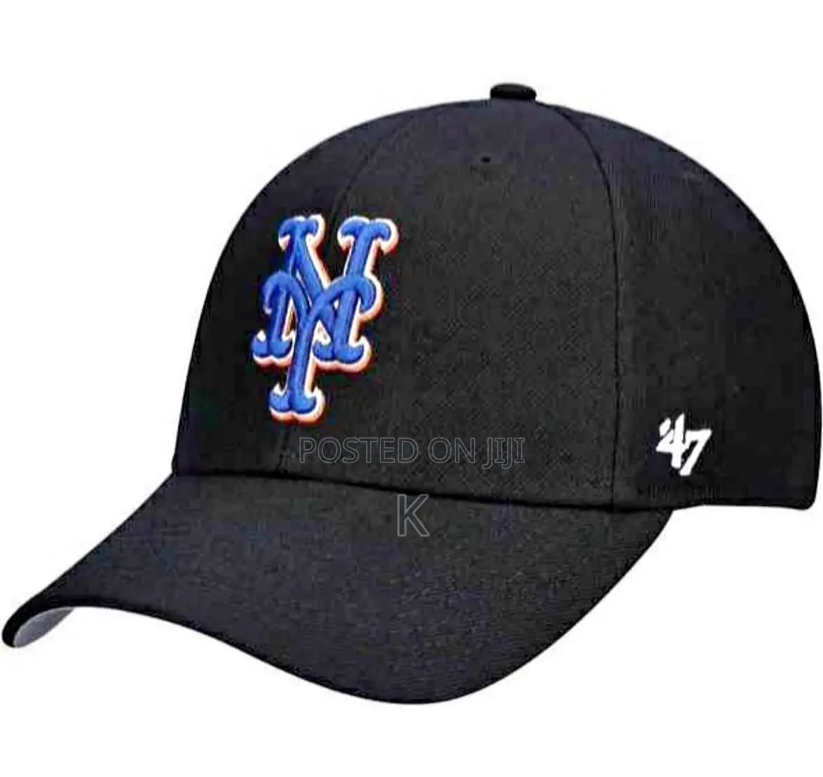 '47 Brand New York Mets Clean Up Adjustable Black Cap