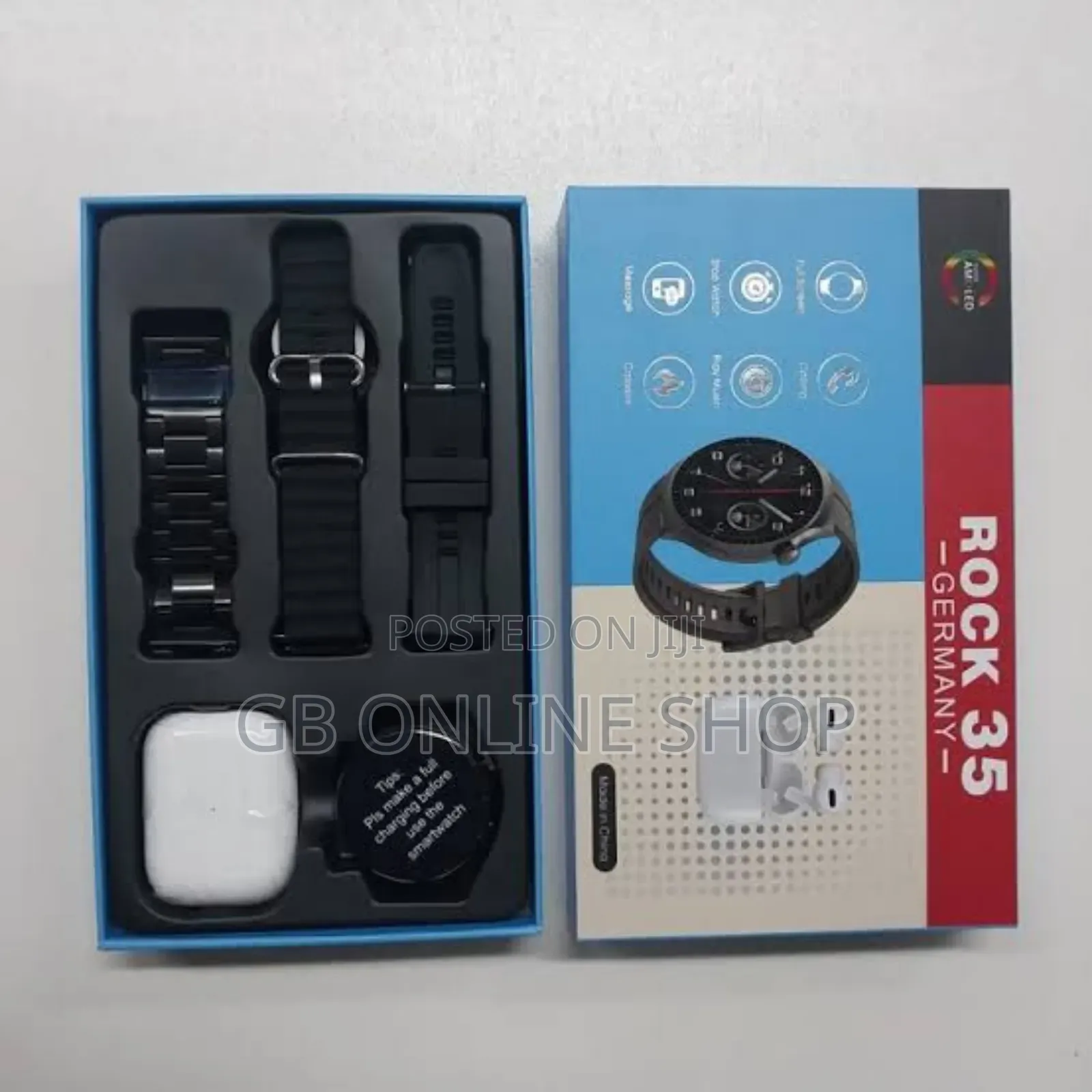 Rock 35 Smartwatch and Earbuds Combo