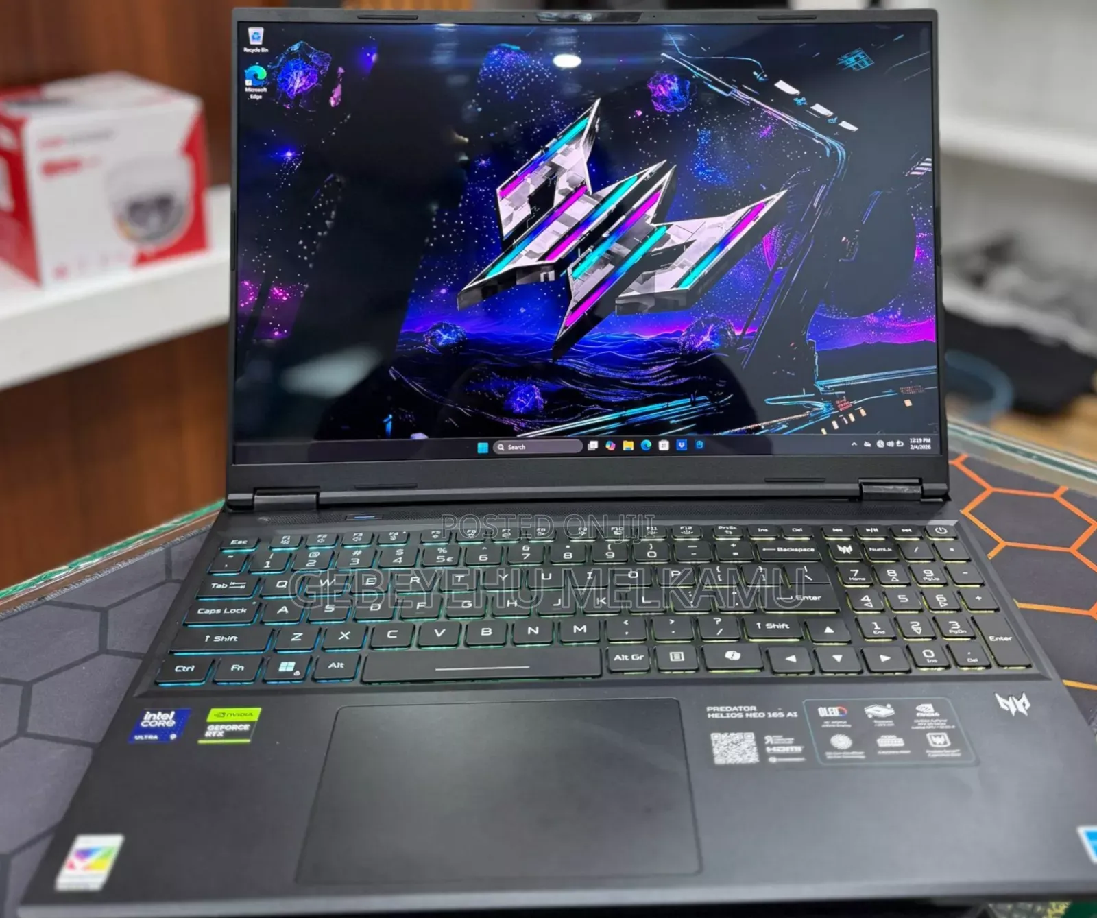 New Laptop Acer 16GB Intel Core Ultra 9 SSD 1T