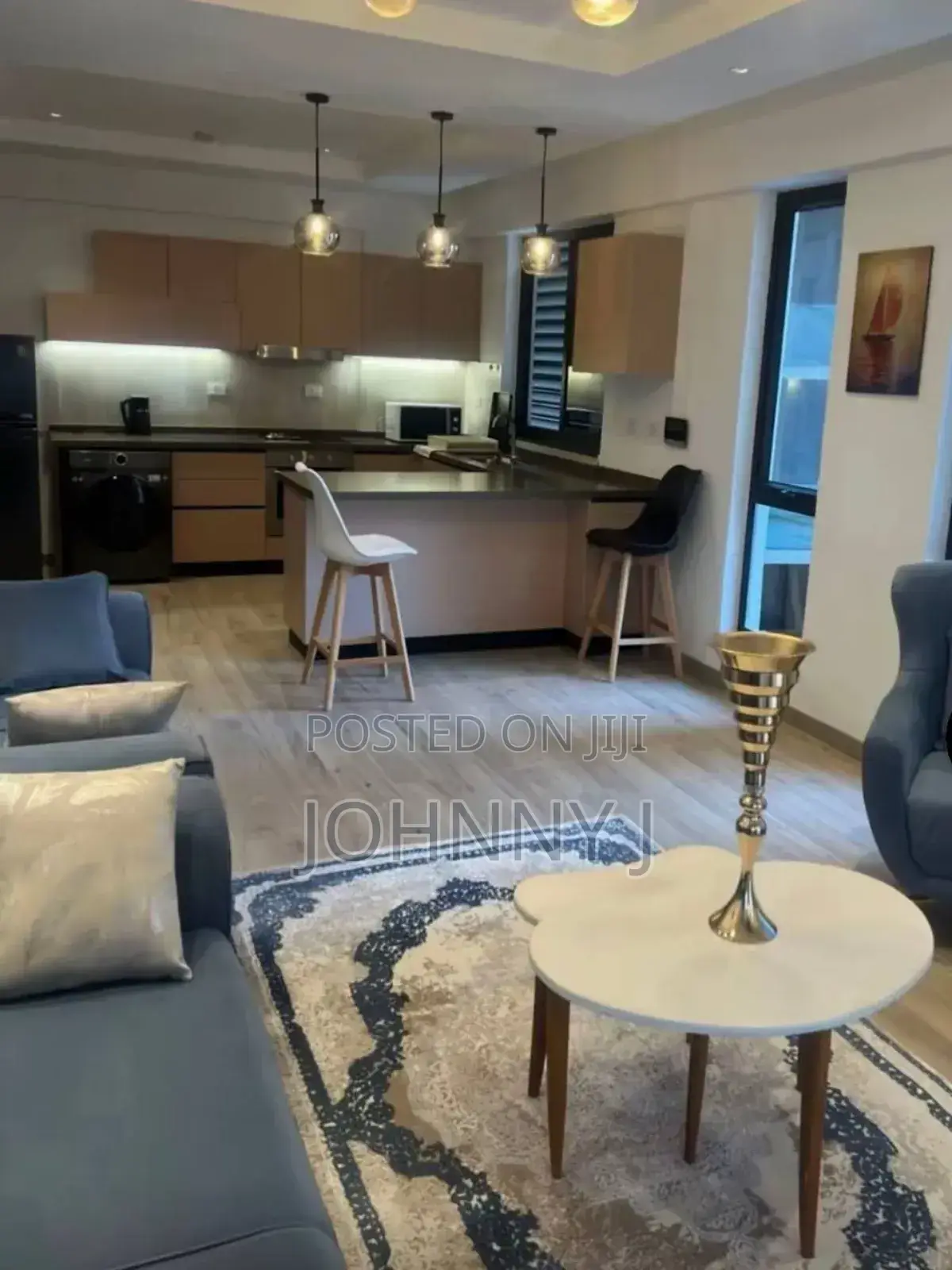 Furnished 1bdrm Apartment in Grand View Apartment, Bole for rent