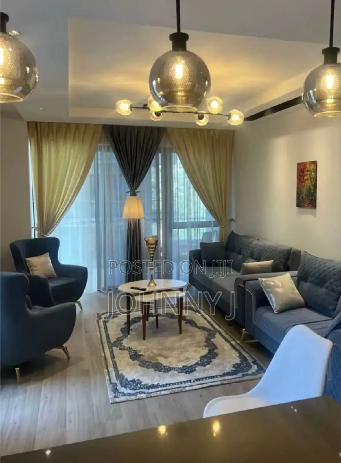 Furnished 1bdrm Apartment in Grand View Apartment, Bole for rent