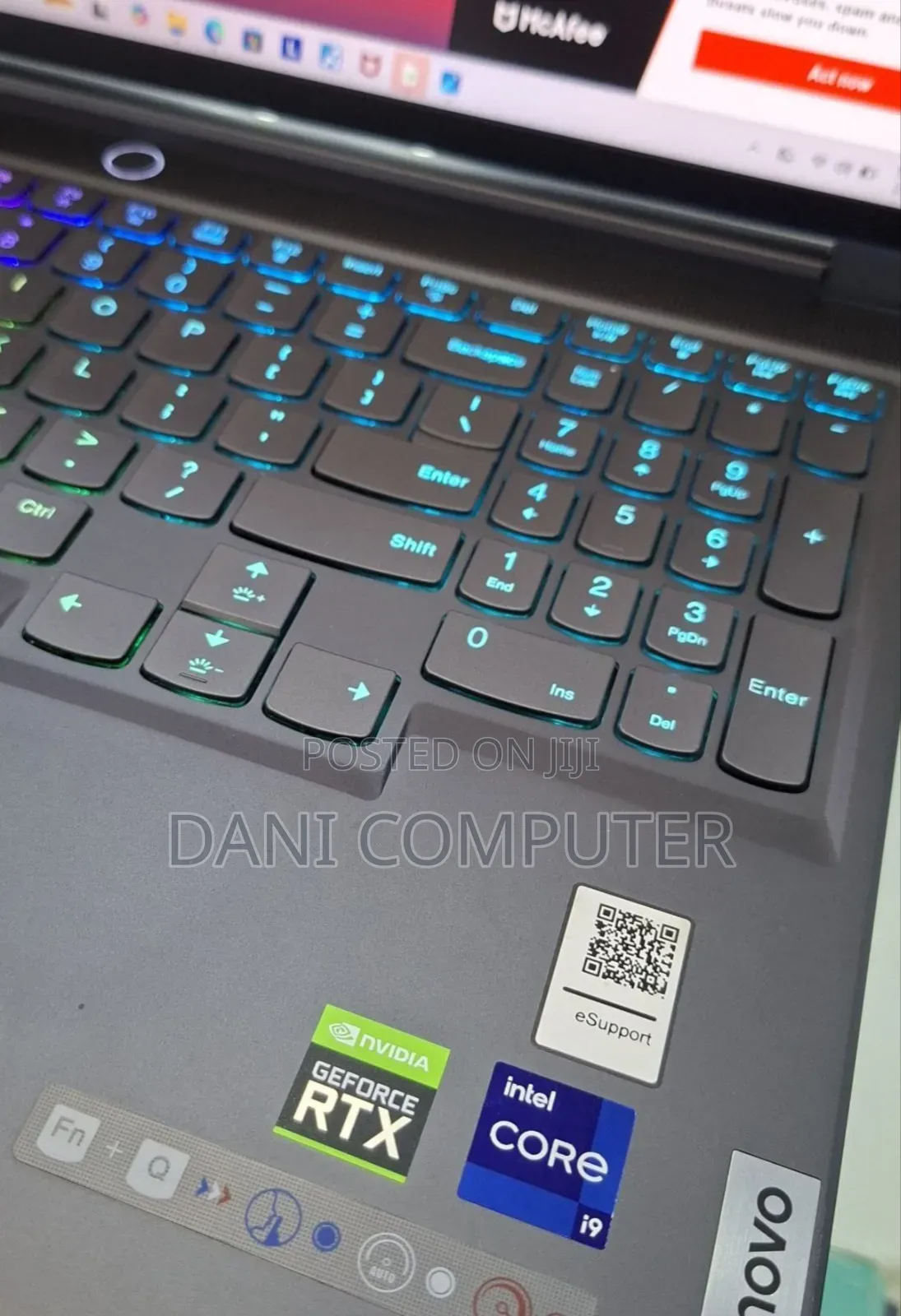 New Laptop Lenovo Legion 7 16GB Intel Core I9 SSD 1T